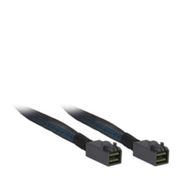 Inter-Tech 1m 2xSFF 8643 Noir, Bleu