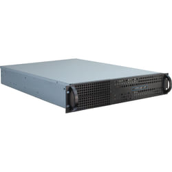 Inter-Tech 2U-2129N Support Noir, Argent