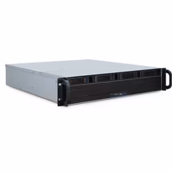 Inter-Tech 2U 2404L S-ATA, Support, Serveur, Noir, Gris, micro ATX, Mini-ITX, Acier, 2U