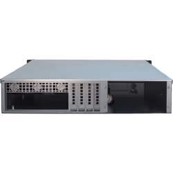 Inter-Tech 2U 2404L S-ATA Support Noir, Gris