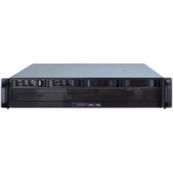 Inter-Tech IPC 2U-2404S Support Noir, Argent