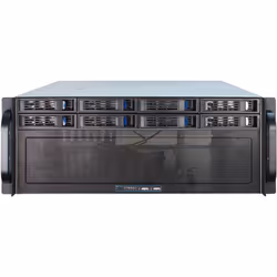 Inter-Tech 4U-4408 Support Noir, Argent
