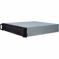 Inter-Tech 2U-2404L Support Noir, Argent