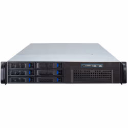 Inter-Tech IPC 2U-2406 Support Noir, Argent