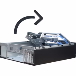 Inter-Tech IT-502 Bureau Noir - Vue supplémentaire 9