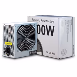 Inter-Tech SL-500 Plus unité d'alimentation d'énergie 500 W 20+4 pin ATX ATX Argent - Vue supplémentaire 4