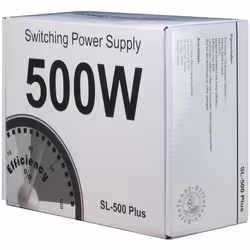 Inter-Tech SL-500 Plus unité d'alimentation d'énergie 500 W 20+4 pin ATX ATX Argent - Vue supplémentaire 5