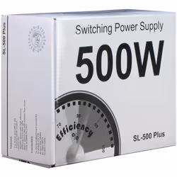 Inter-Tech SL-500 Plus unité d'alimentation d'énergie 500 W 20+4 pin ATX ATX Argent - Vue supplémentaire 6