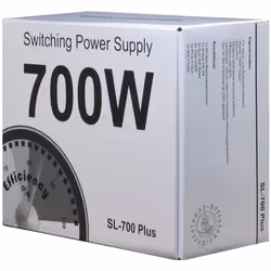 Inter-Tech SL-700 Plus unité d'alimentation d'énergie 700 W 20+4 pin ATX ATX Argent - Vue supplémentaire 5