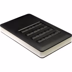 Inter-Tech GD-25LK01 Boîtier HDD Aluminium, Noir 2.5"