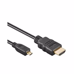 PureLink X-HC055-020E, 2 m, HDMI Type A (Standard), HDMI Type D (Micro), Noir