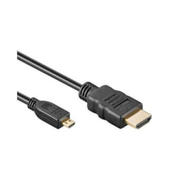 PureLink X-HC055-020E câble HDMI 2 m HDMI Type A (Standard) HDMI Type D (Micro) Noir