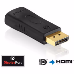 PureLink PureInstall PI150, DP, HDMI, Noir