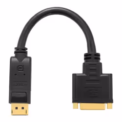 PureLink PI170 câble vidéo et adaptateur 0,1 m DisplayPort DVI-D Noir
