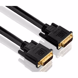 PureLink PI4000-015, 1,5 m, DVI, DVI, Noir, Or, Cuivre