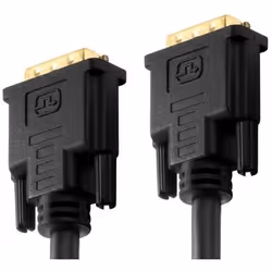 PureLink DVI-D M-M 7.5m, 7,5 m, DVI-D, DVI-D, Noir, Or, 1 pièce(s)