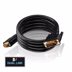 PureLink DVI-D M-M 7.5m câble DVI 7,5 m Noir