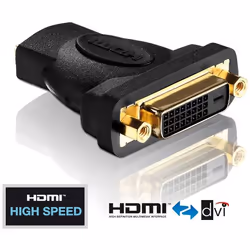 PureLink PureInstall PI045, HDMI, DVI-D, Noir