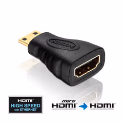 PureLink PureInstall PI055 mini HDMI HDMI Noir