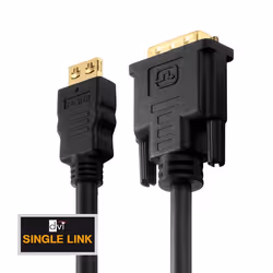 PureLink HDMI-DVI M-M 1m DVI-D Noir