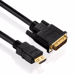 PureLink PI3000-020 câble vidéo et adaptateur 2 m HDMI Type A (Standard) DVI-D Noir