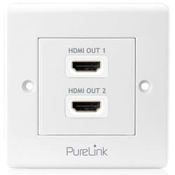PureLink PureInstall PI105 prise de courant HDMI Blanc