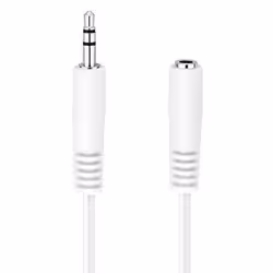 PureLink 3.5mm M/F 10m, 3,5mm, Mâle, 3,5mm, Femelle, 10 m, Blanc