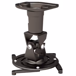 PureMounts PM-Spider-Plus, Plafond, 15 kg, Noir, 360°, -45 - 45°, 12 cm
