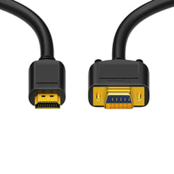 HDSUPPLY X-HC110-015 câble vidéo et adaptateur 1,5 m HDMI Type A (Standard) VGA (D-Sub) Noir