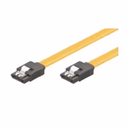 M-Cab 7008002 câble SATA 0,5 m SATA 7-pin Noir, Jaune