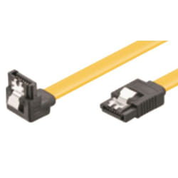 M-Cab 7008003 câble SATA 0,7 m SATA 7-pin Noir, Jaune