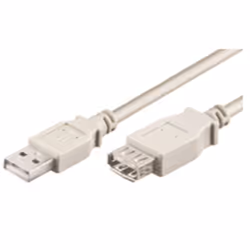 M-Cab 7000985, 5 m, USB A, USB A, USB 2.0, Mâle/Femelle, Gris