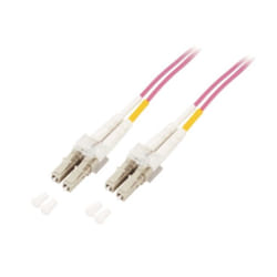 M-Cab 7003403 câble InfiniBand et à fibres optiques 3 m LC Violet