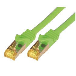 M-Cab 0.5m CAT7 S-FTP câble de réseau Vert 0,5 m S/FTP (S-STP)