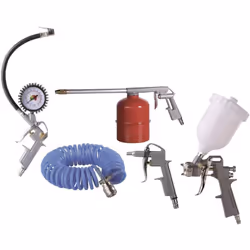 Informations techniques Pression de service (max.) : 8 bar Set à air comprimé, 5 pièces Set à air comprimé Aerotec pour les c ...