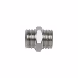 description · double embout · filetage · 1 x ¼" filetage externe · 1 x filetage externe 3/8' ' · six pans au centre · qualité ...