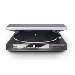 Dual DT 210 USB, Tourne-disque entraîné par courroie, Noir, 33,45 tr/min, Secteur, 3 W, 230 V