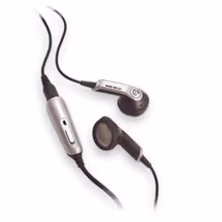 Sony HPM-64, Avec fil, 24 g, Casque, Noir, Argent