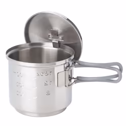 ESBIT Cookset for solid fuel Pot 0,585 L Acier inoxydable