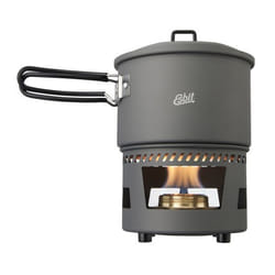ESBIT Cookset with alcohol burner Pot 1,5 L Aluminium, Noir