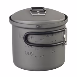 ESBIT PT625HA ustensile de cuisson pour le camping Pot 0,625 L Aluminium, Noir