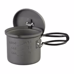 ESBIT PT625HA ustensile de cuisson pour le camping Pot 0,625 L Aluminium, Noir