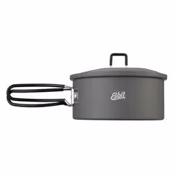 ESBIT PT1100HA, Pot, Aluminium, 1,1 L, Aluminium, Noir, Noir, 18/8