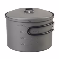 ESBIT PT1600HA ustensile de cuisson pour le camping Pot 1,6 L Aluminium, Noir