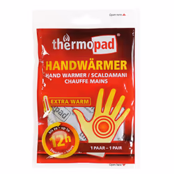 Thermopad 78010, Chaufferette activée par l'air, 65 °C, 12 h, 80 mm, 50 mm, Sac en polyéthylène