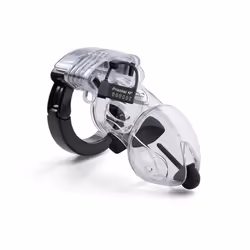 Mystim 46621, Chasteté du pénis, Transparent, Plastique, Silicone, 33 mm, 82 mm, 1 pièce(s)