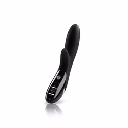 Mystim Daring Danny, Vibrateur pour lapin, Stimulation du clitoris, Stimulation vaginale, Noir, Silicone, Courbé, Ambidextre