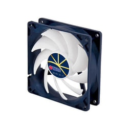 Titan TFD-9225H12ZP/KE(RB) système de refroidissement d’ordinateur Boitier PC Ventilateur 9,2 cm Noir, Blanc
