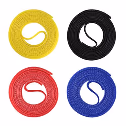 Label-the-cable ROLLS serre-câbles Velcro Noir, Bleu, Rouge, Jaune 4 pièce(s)