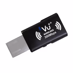 Vu+ 10005144, Sans fil, USB, WLAN, Wi-Fi 4 (802.11n), 300 Mbit/s, Noir